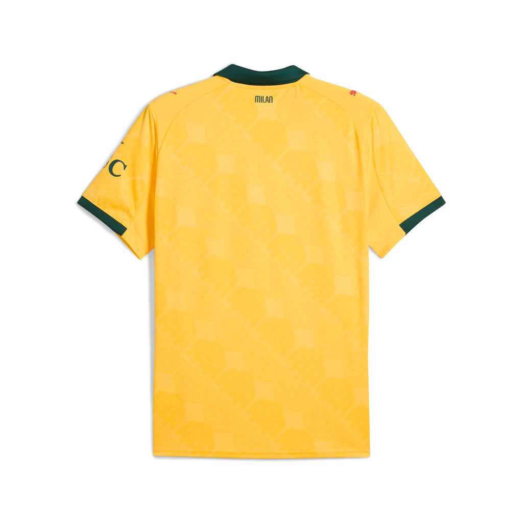 PUMA Mens AC Milan Third Jersey 25 Yellow
