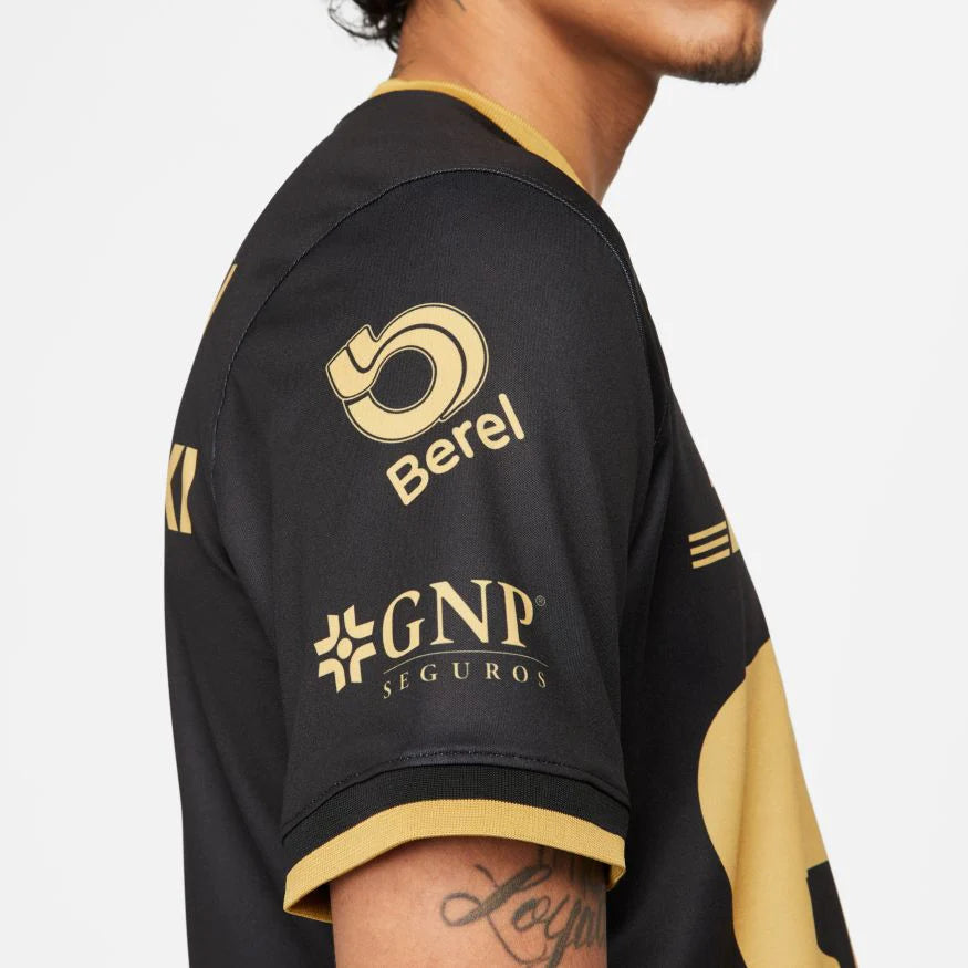 Nike Pumas Third Stadium Jersey 23 Black Truly Gold Truly Gold