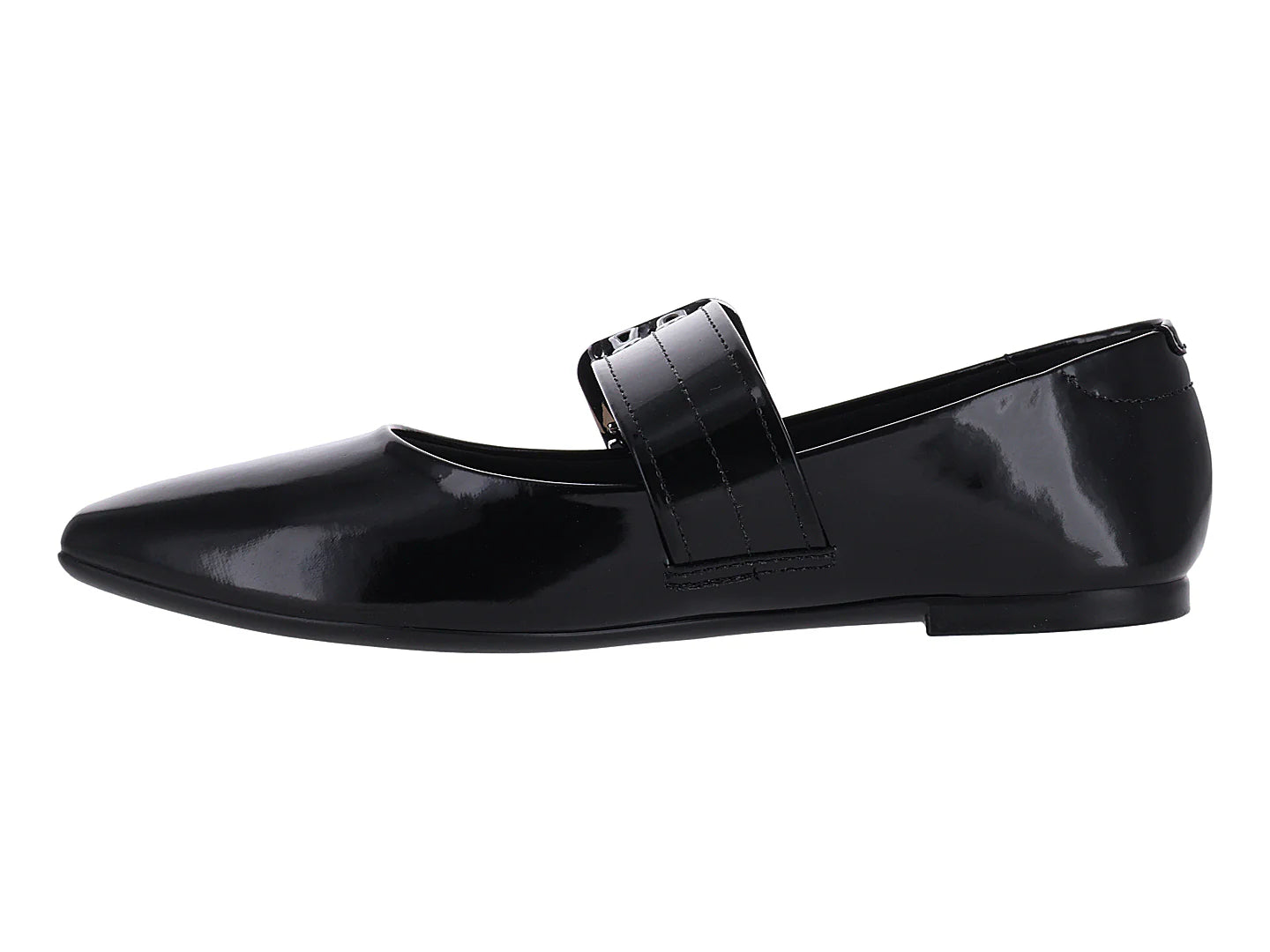 Zapatos Flats Ballerinas Moleca Negro para Mujer