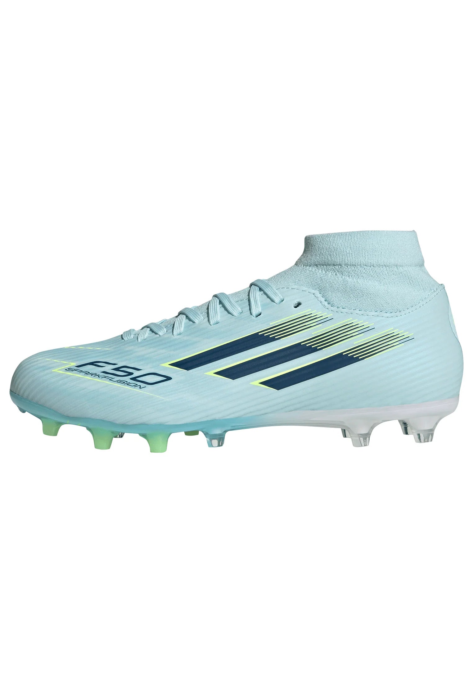 adidas F50 SparkFusion League Mid Cut FG AG Firm Ground Artificial Ground Womens Soccer Cleats Blue