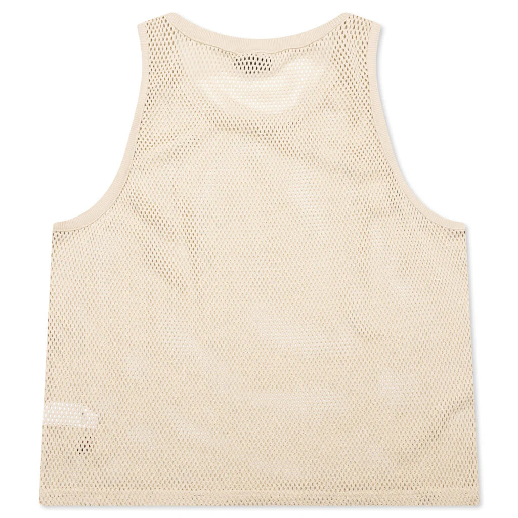 Cotton Big Mesh Tank Natural