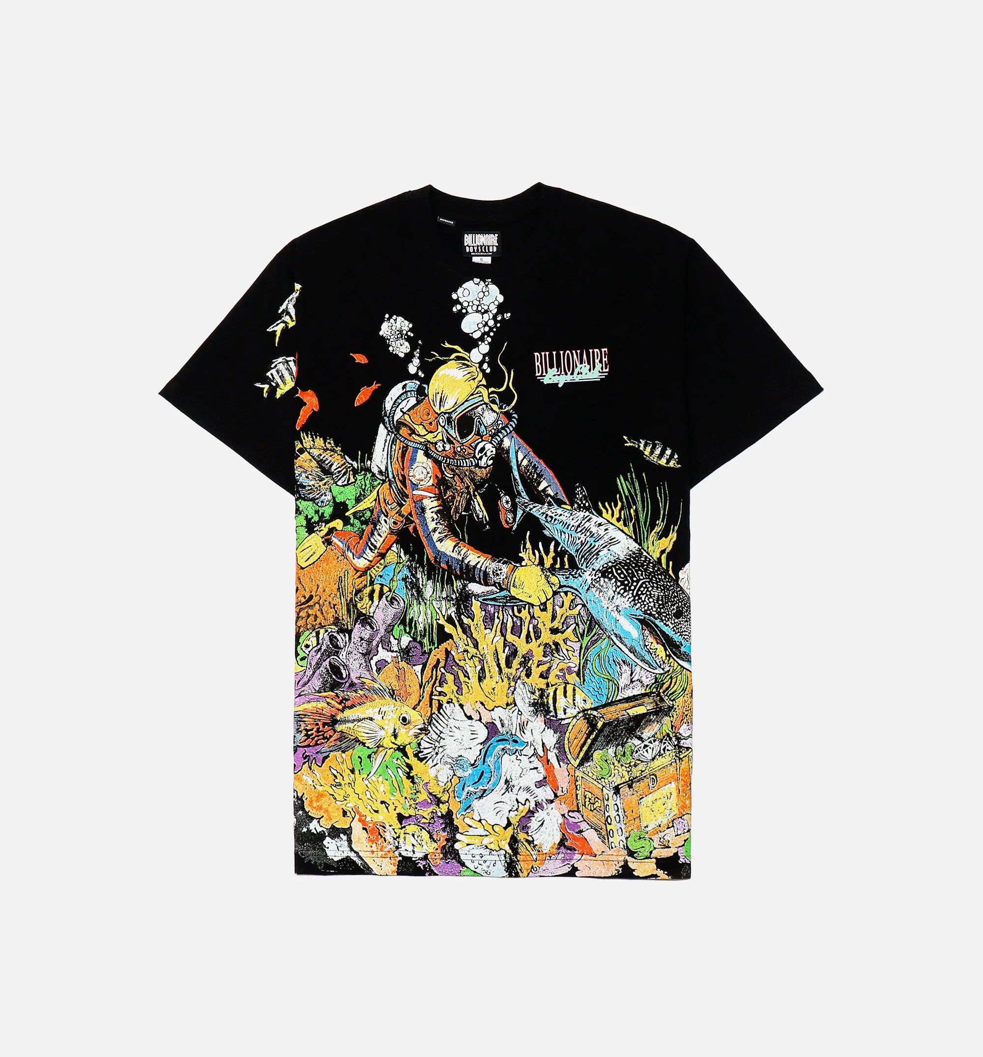 Scuba Tee Mens T shirt Black Multi