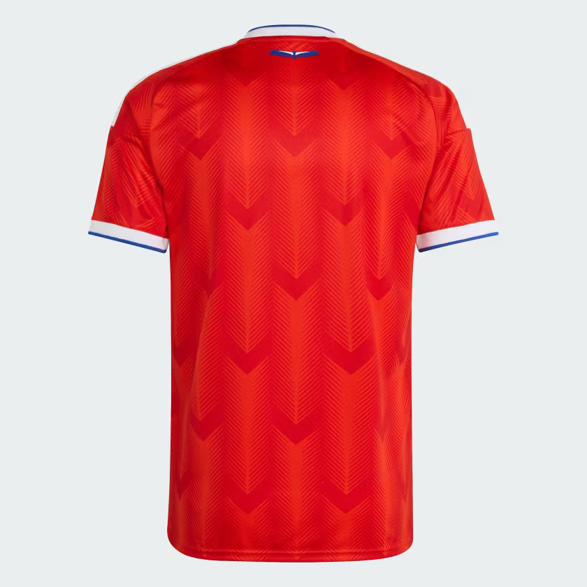 adidas Chile Home Mens Soccer Jersey 2026 Red