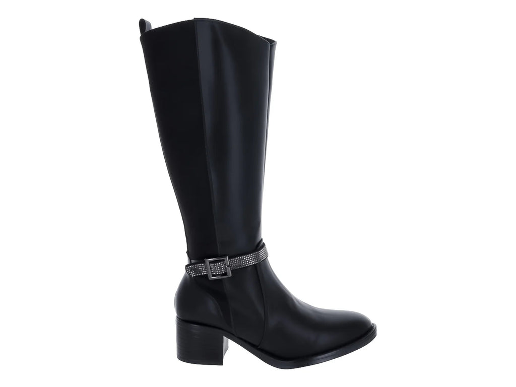 Botas Luna Rosa Negro para Mujer