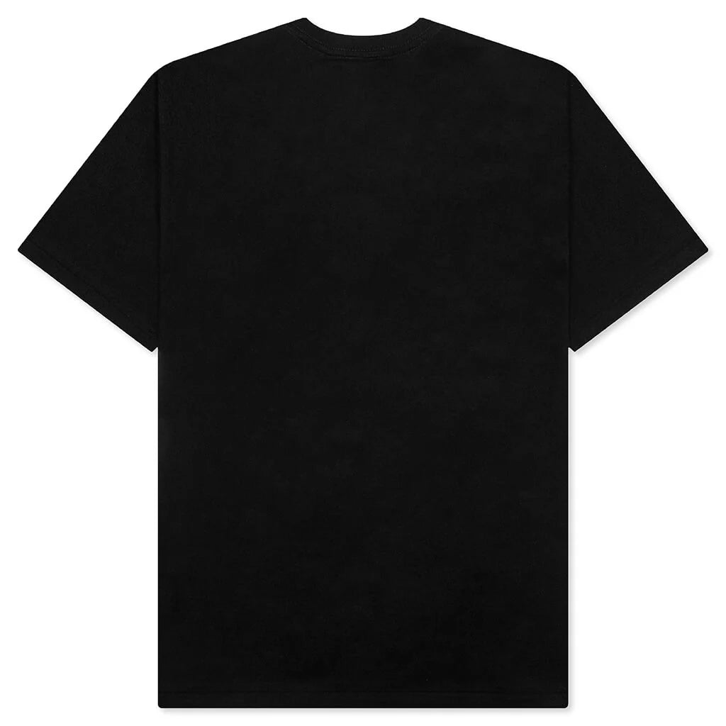 Color Camo Milo on Big Ape Tee Black Red