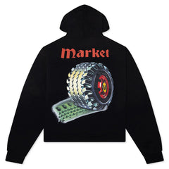 True Tread Hoodie Pirate Black