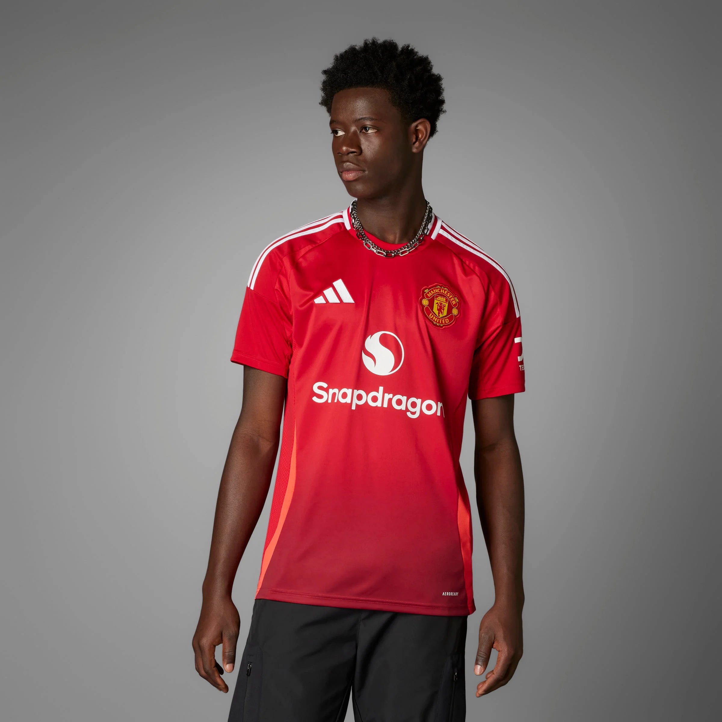 adidas Mens Manchester United Home Jersey 24 25