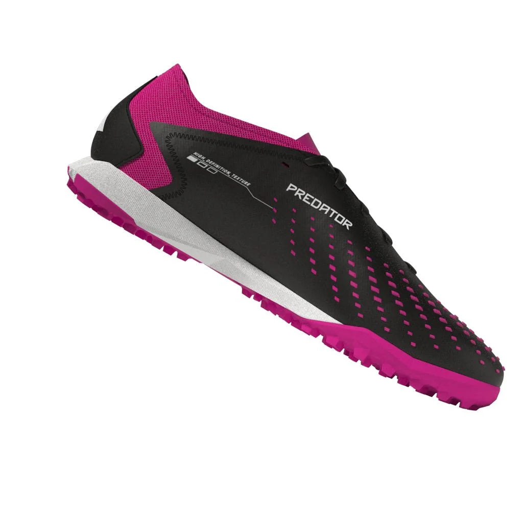 adidas Predator Accuracy3 TF Turf Shoes Black White Pink
