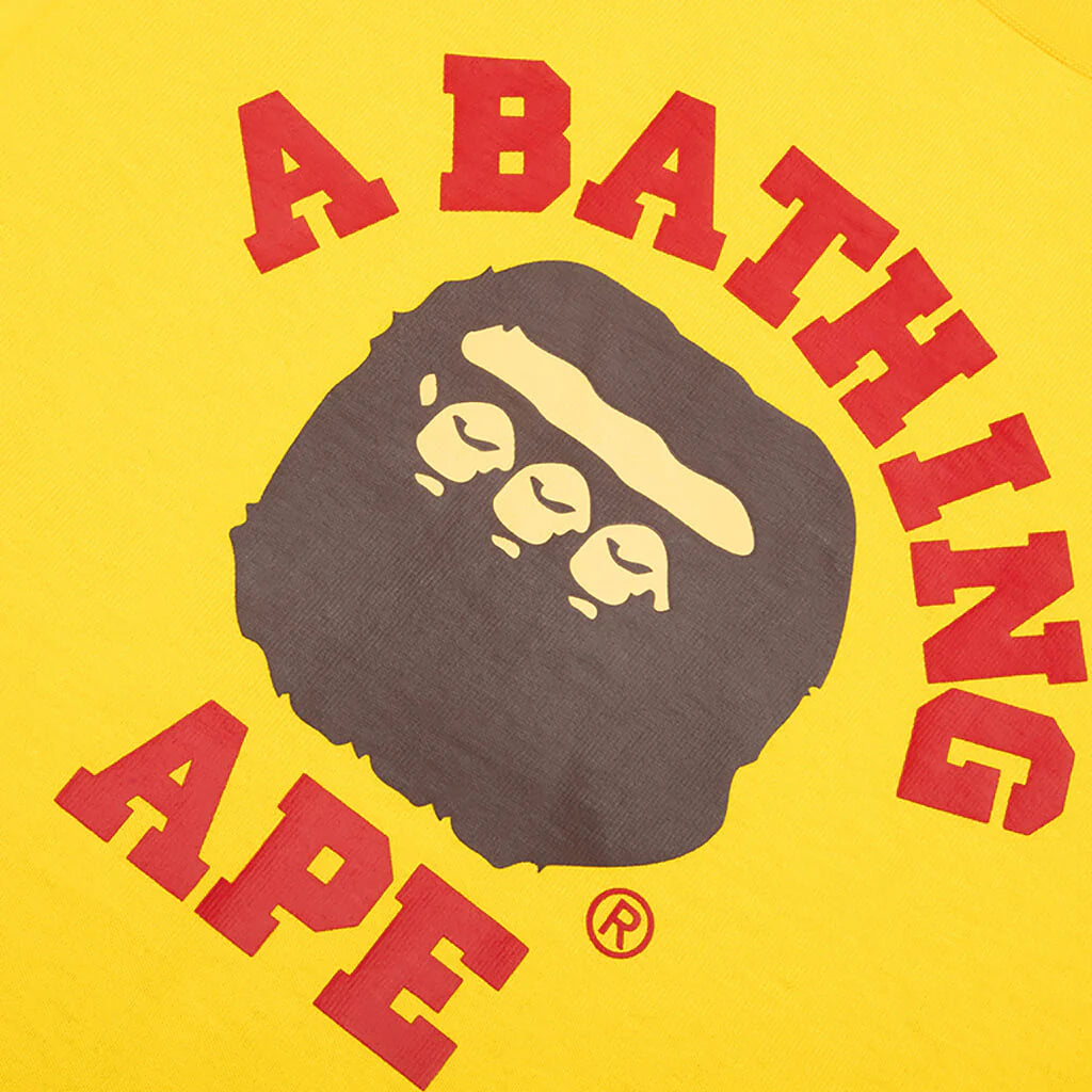 Kids Triple College Tee Yellow
