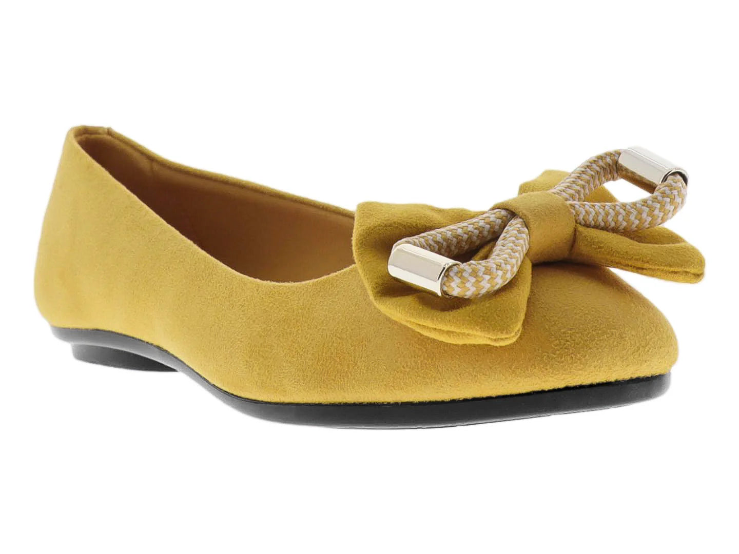 Zapatos Ballerinas Moleca Color Mostaza para Mujer