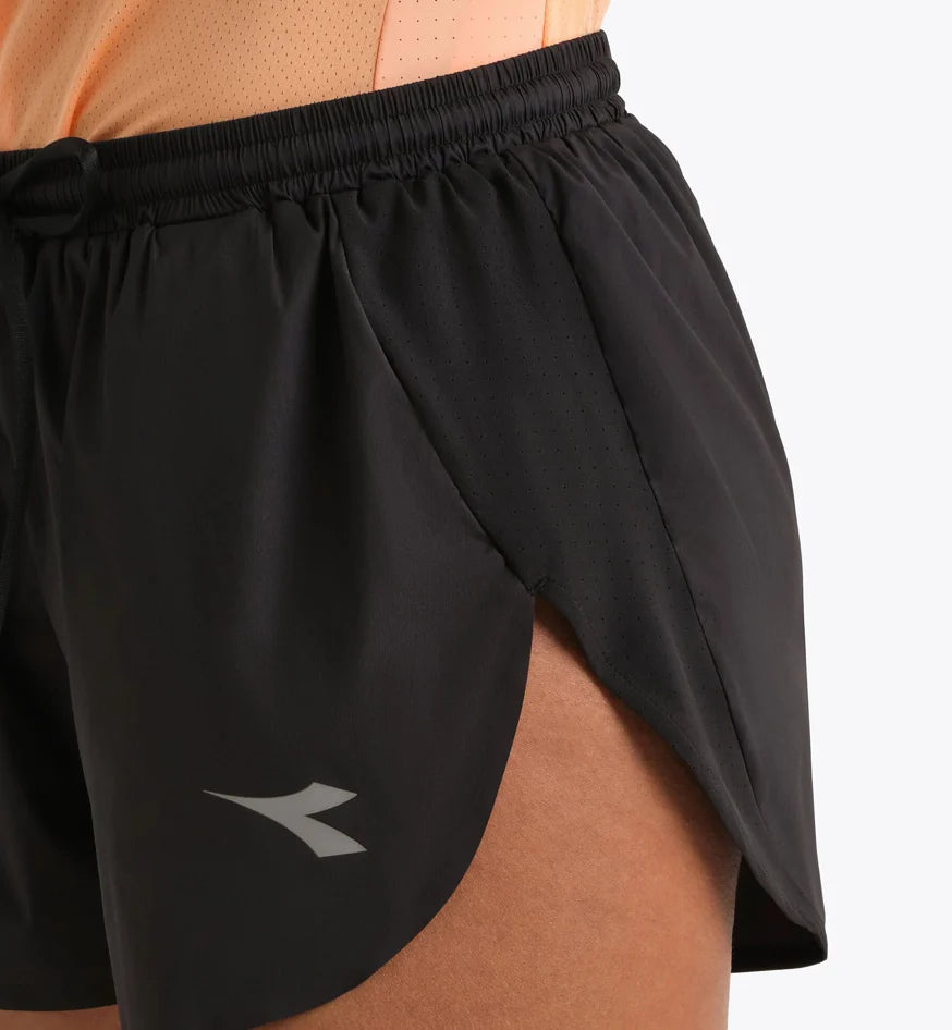 Womens Diadora Split Short 25 Super Light Fibrazero