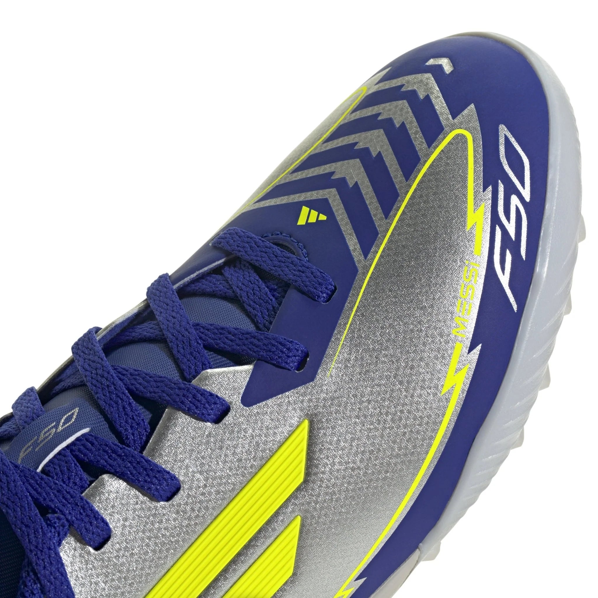 adidas F50 League Messi Turf Boots Junior Silver