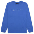 Feature x Wynn Logo Lock Up L S Tee Dazzling Blue