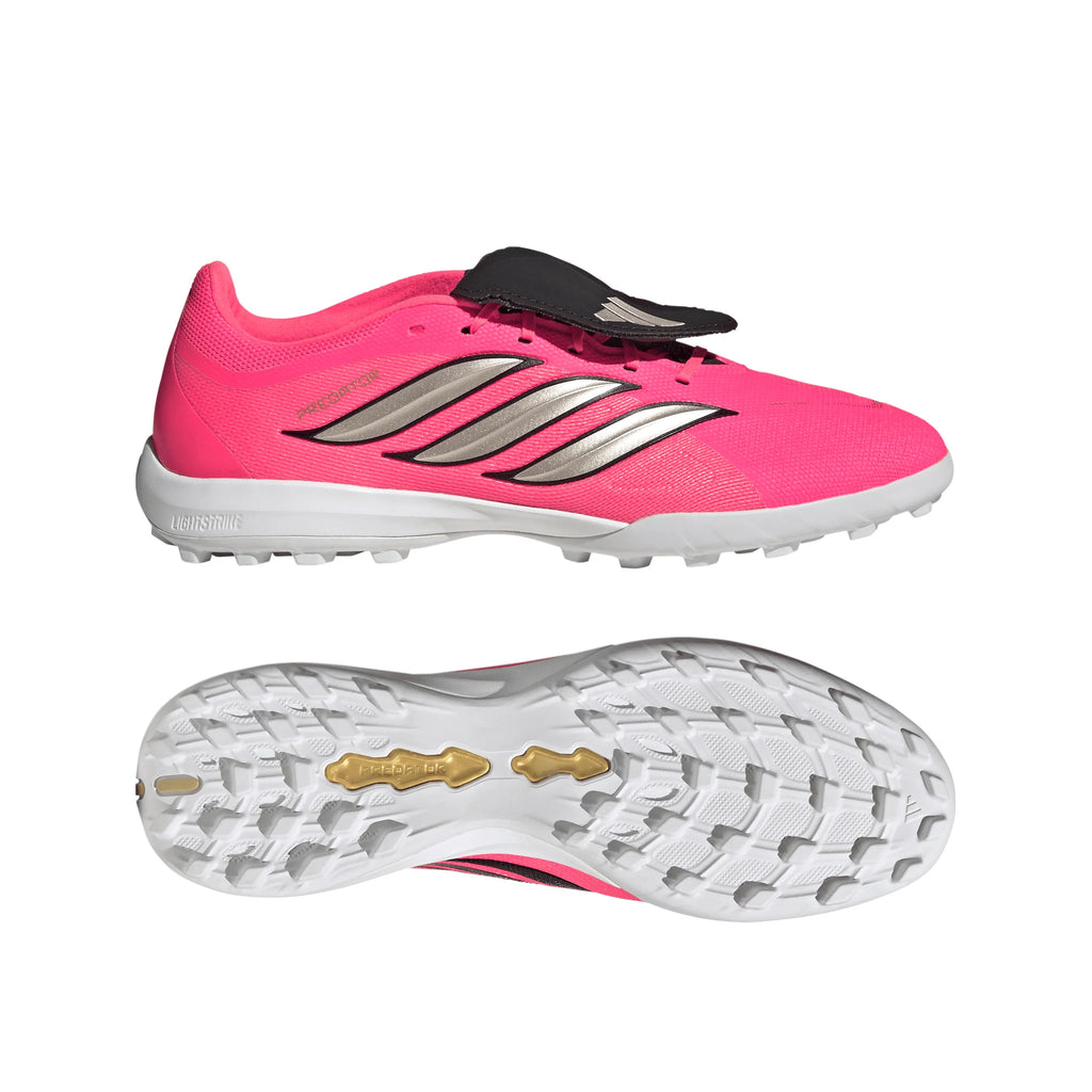 adidas Predator League Fold Over Tongue Turf Mens Soccer Cleats Turquesa