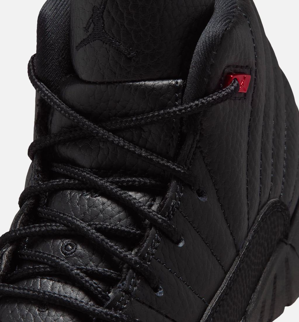 Air Jordan 12 Retro Bloodline Preschool Lifestyle Shoe Black Varsity Red Free Shipping