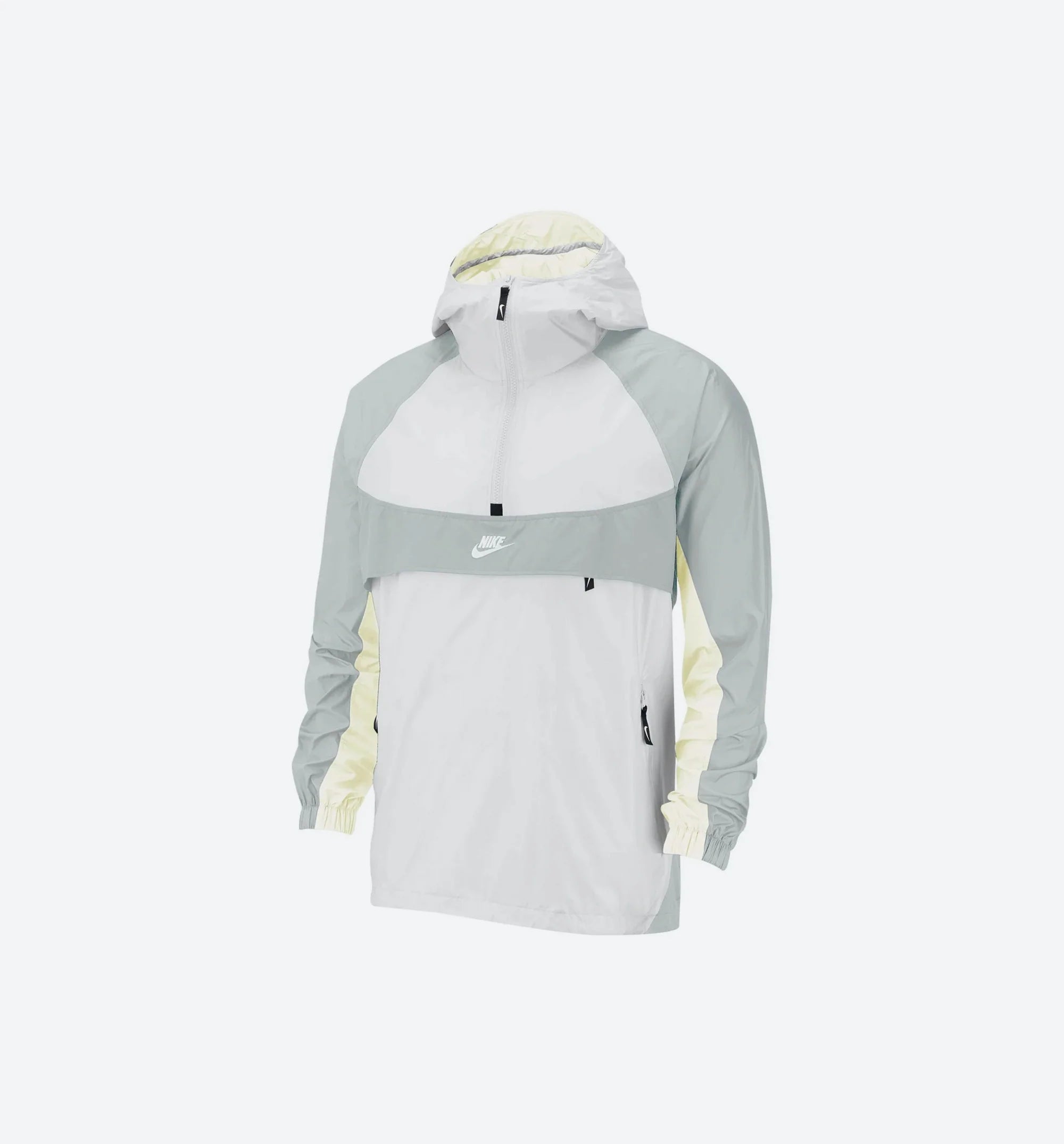 Re Issue Woven Mens Pullover Jacket White White