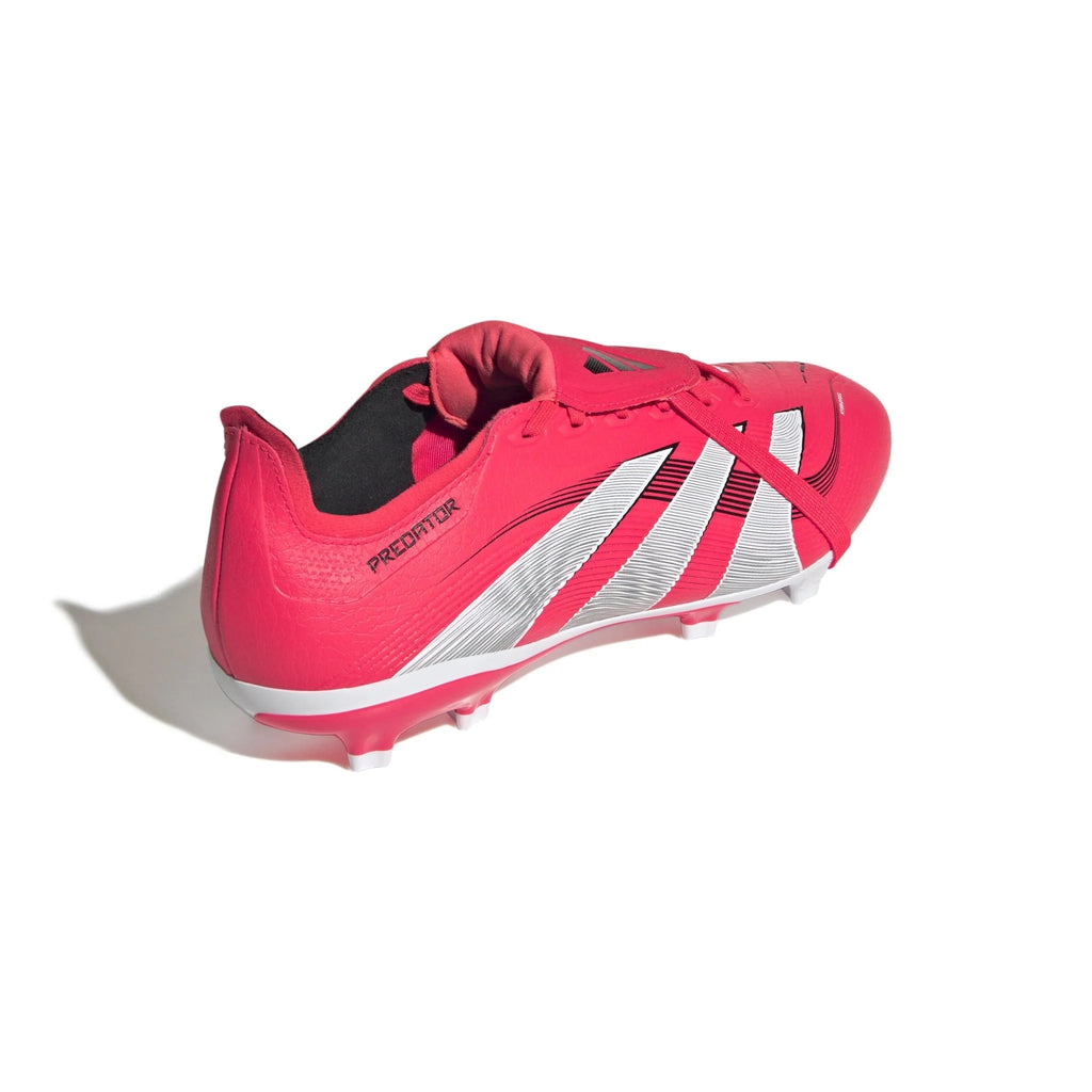 adidas Predator League Fold Over Tongue Firm Multi Ground Boots Red White