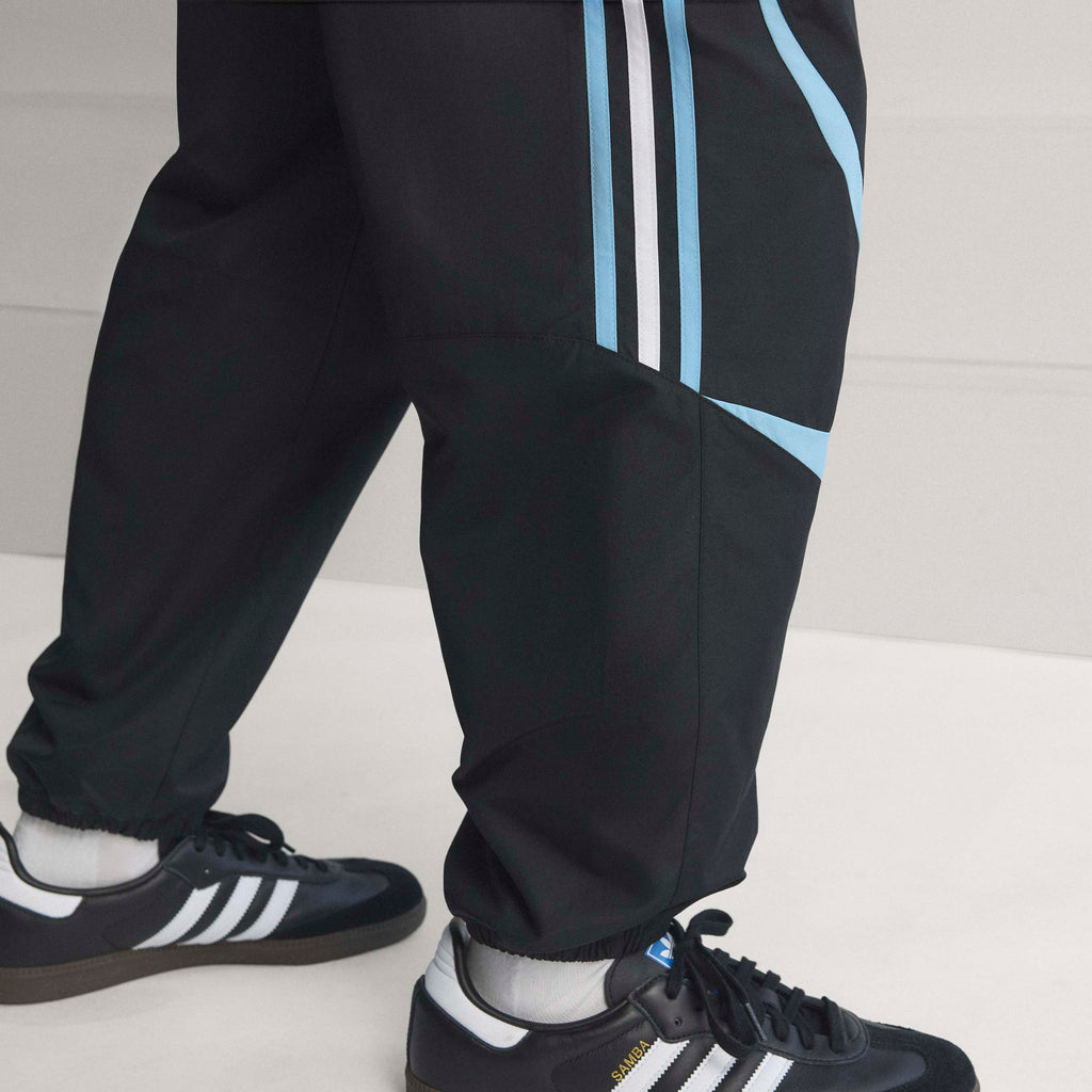 adidas Argentina Mens Soccer Track Pants 2006 Black Blue White