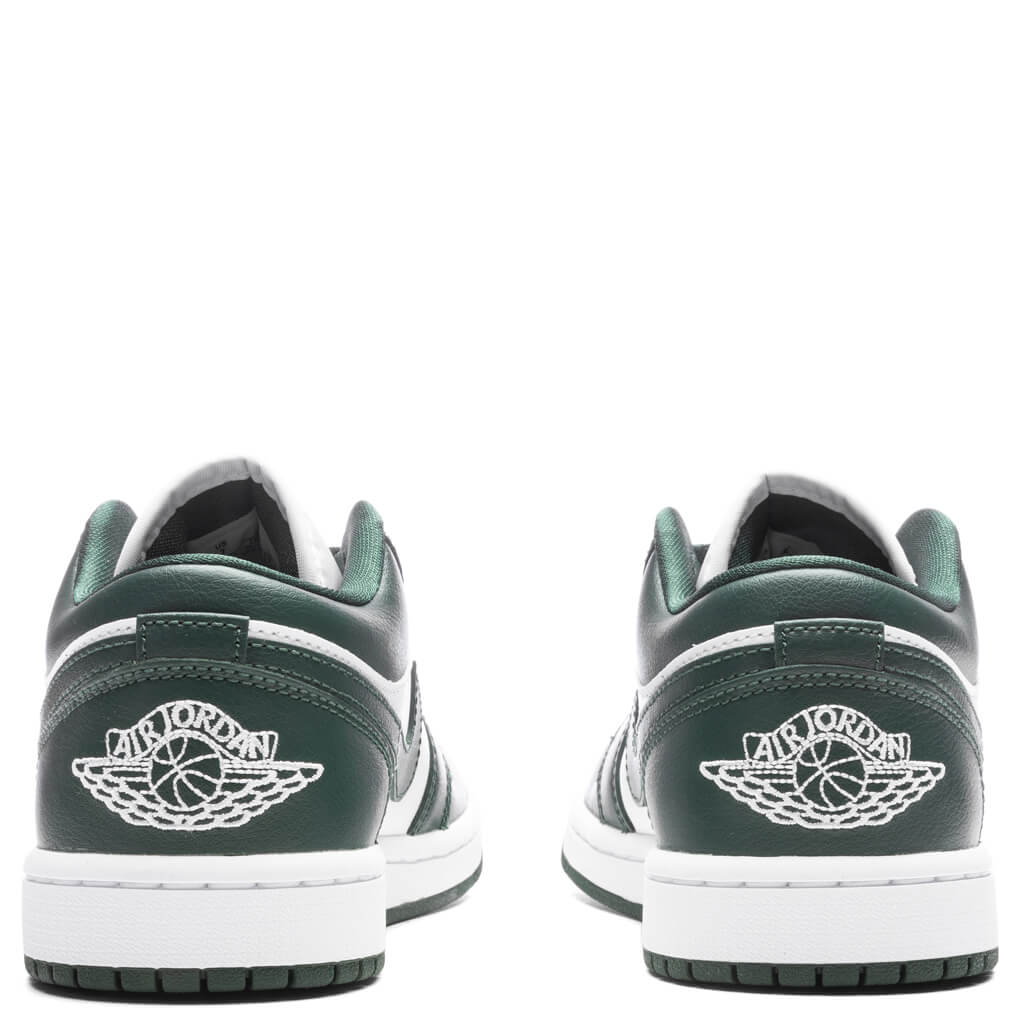 Womens Air Jordan 1 Low White Galactic Jade