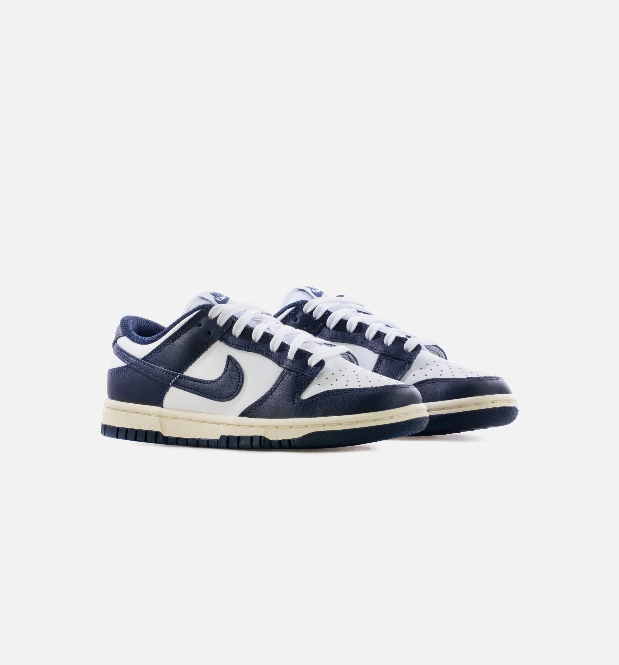 Dunk Low Vintage Navy Womens Lifestyle Shoe White Midnight Navy Limit One Per Customer