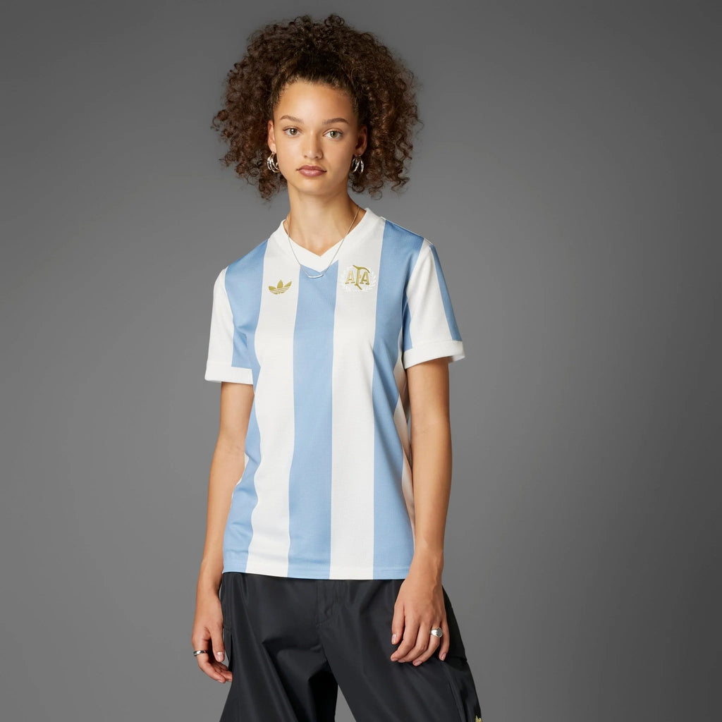 adidas Womens Argentina Anniversary Jersey 24 25 Sky White