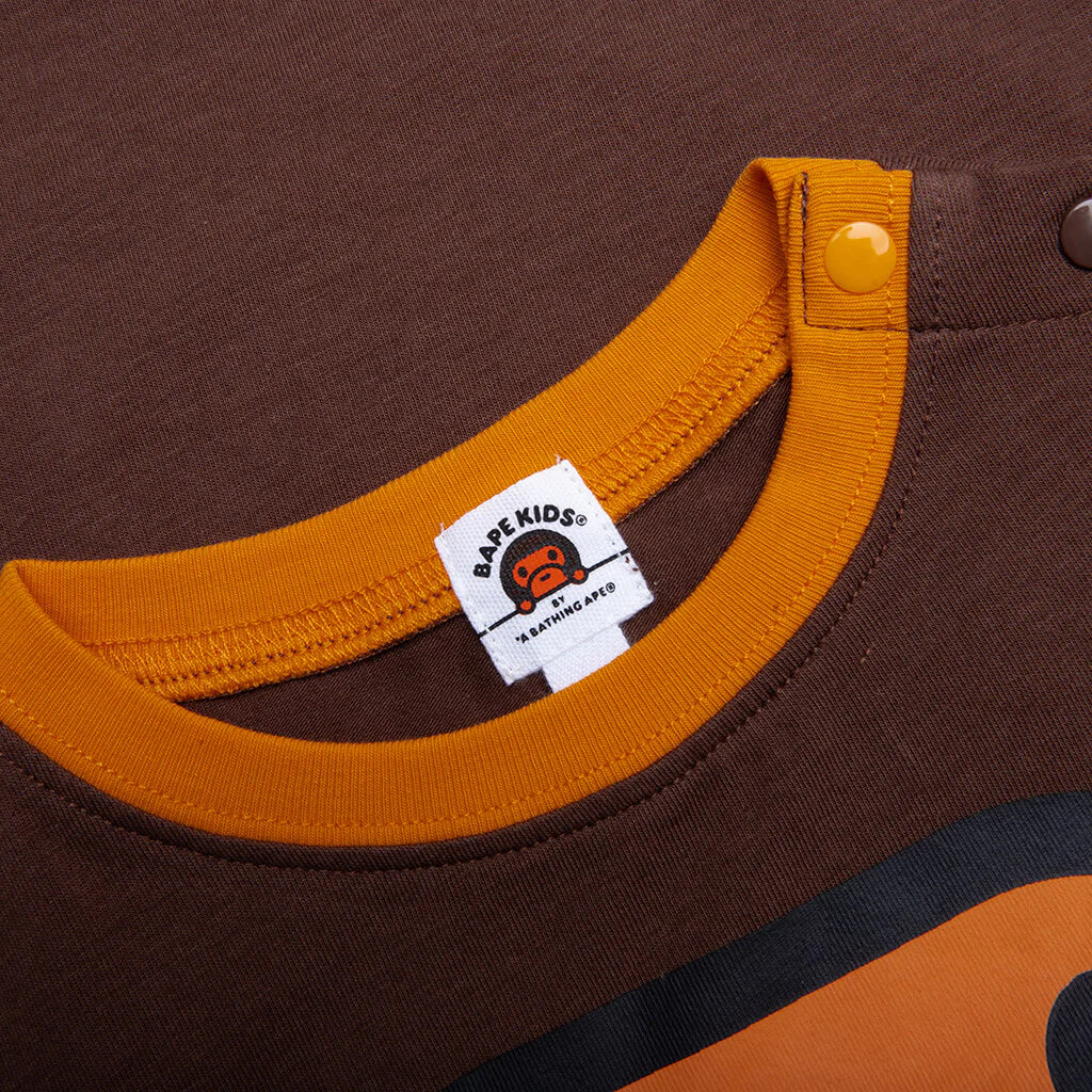 Infants Milo Face Rompers Brown