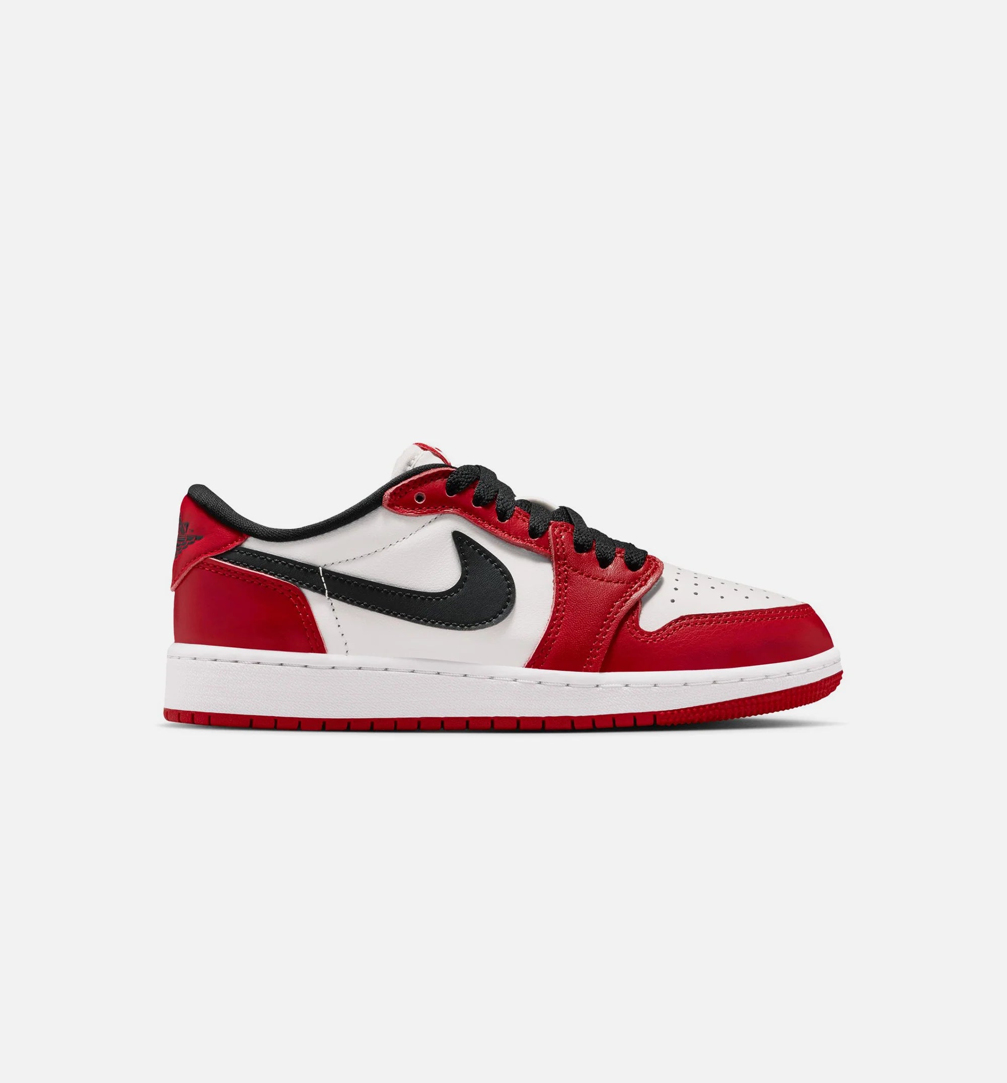 Air Jordan 1 Retro Low OG Chicago Grade School Lifestyle Shoe Varsity Red Black Summit White