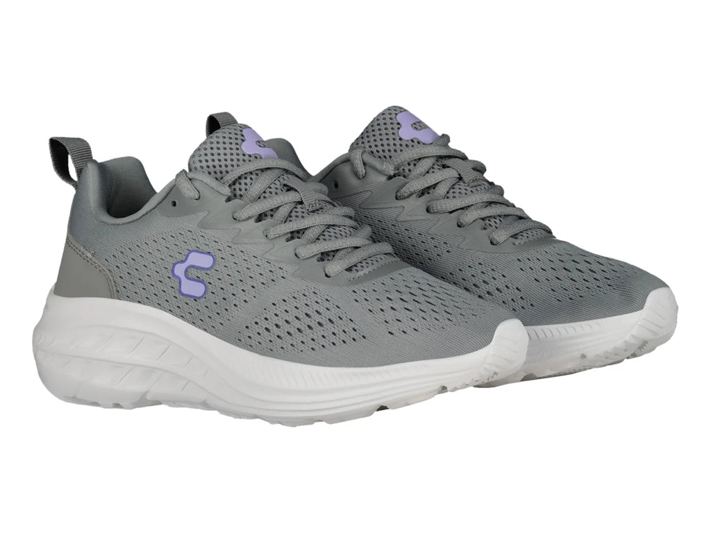 Tenis Charly Gris y Lila para Mujer