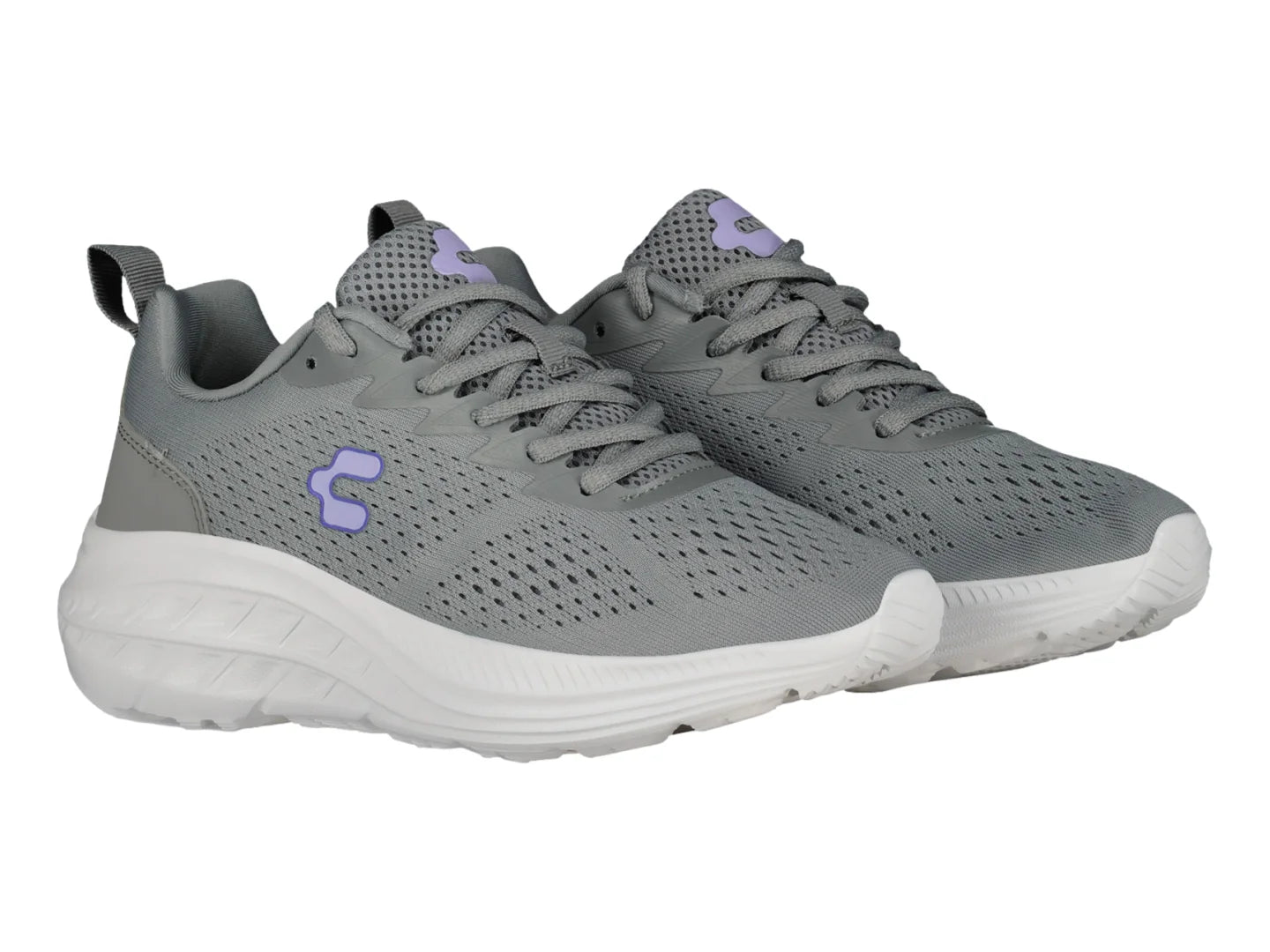 Tenis Charly Gris y Lila para Mujer