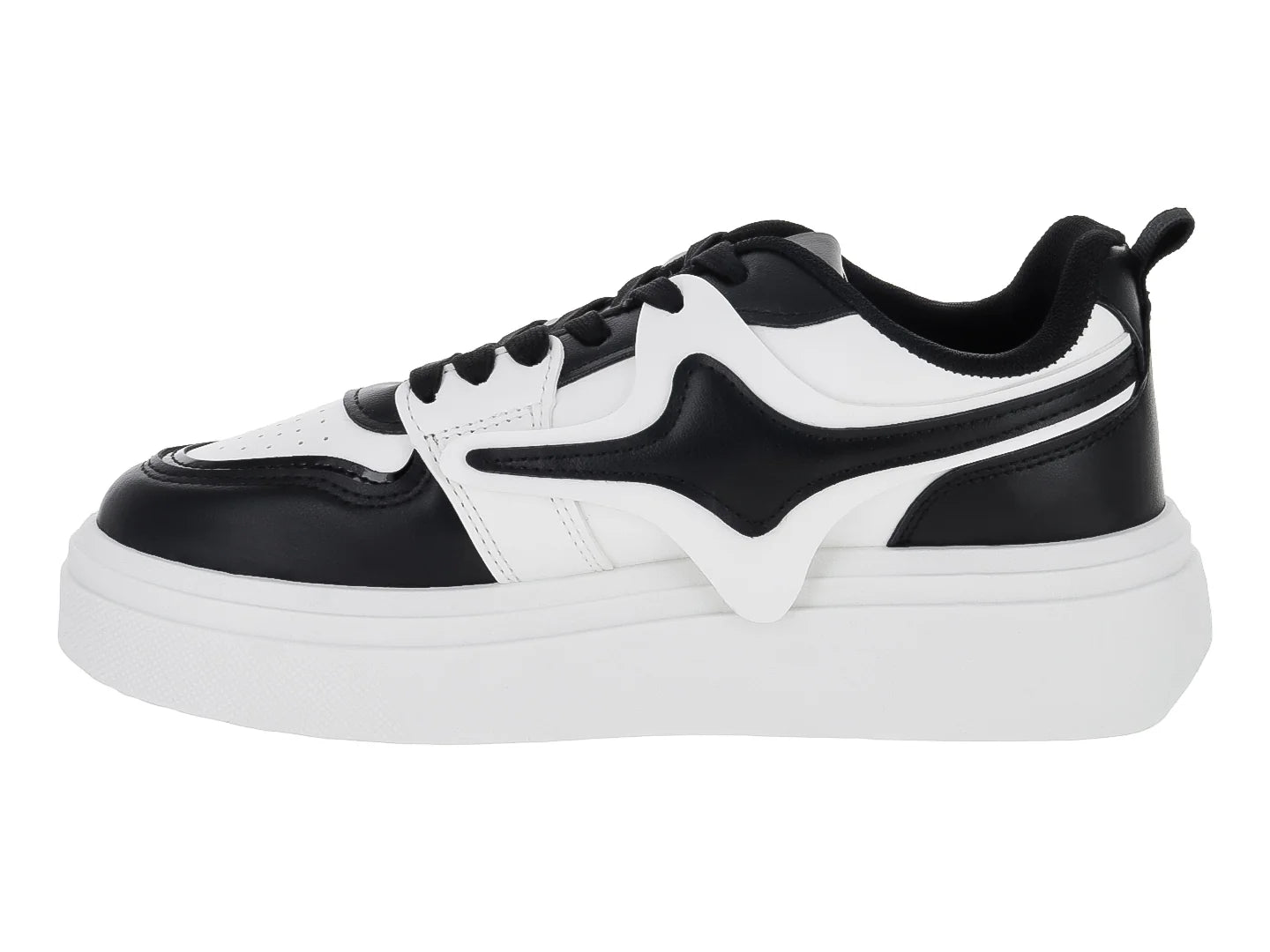 Tenis Boullevard Yanis Blanco y Negro para Mujer