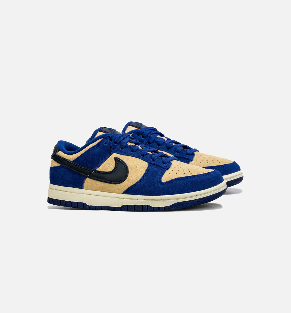 Dunk Low LX Blue Suede Womens Lifestyle Shoe Blue Beige Free Shipping