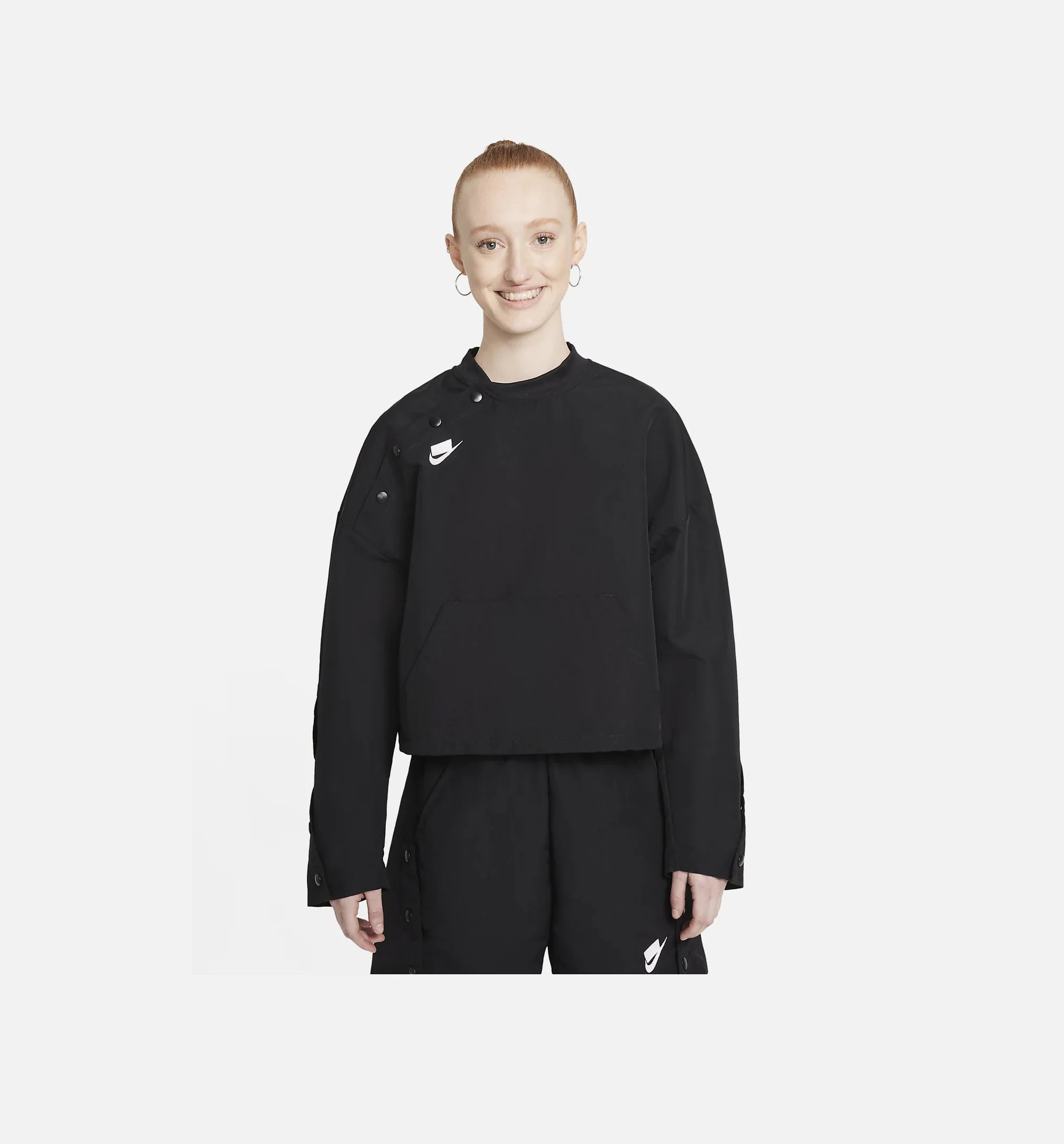 Sportswear Nsw Woven Pullover Womens Bomber Black