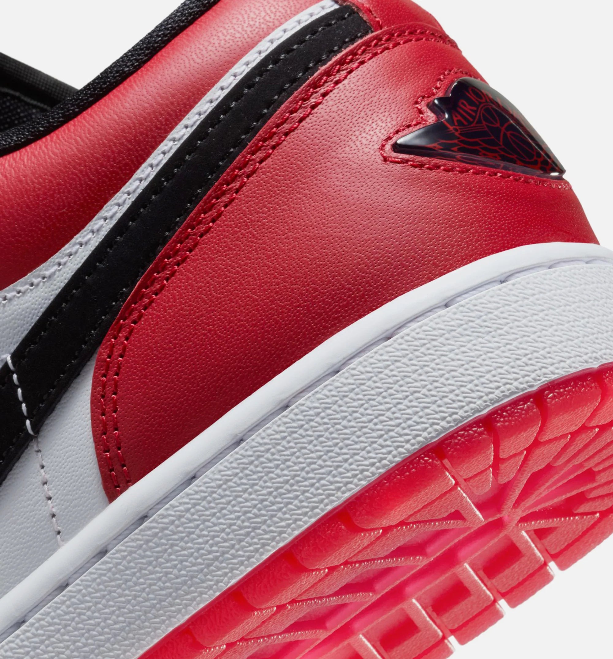 Air Jordan 1 Low SE Mens Lifestyle Shoe White Varsity Red Black
