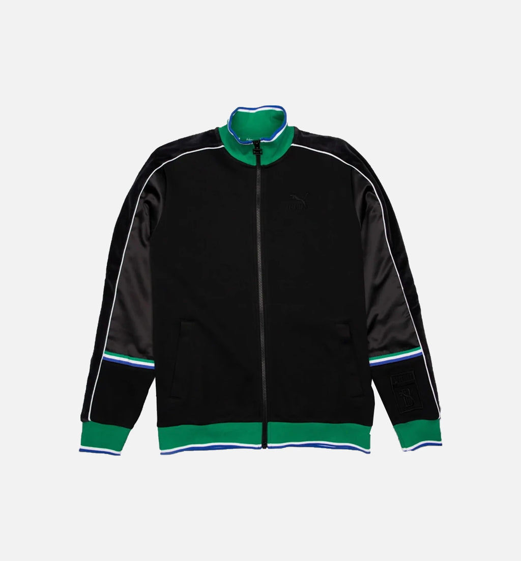 Puma X Big Sean Collection Mens T7 Tracksuit Top Puma Black Green