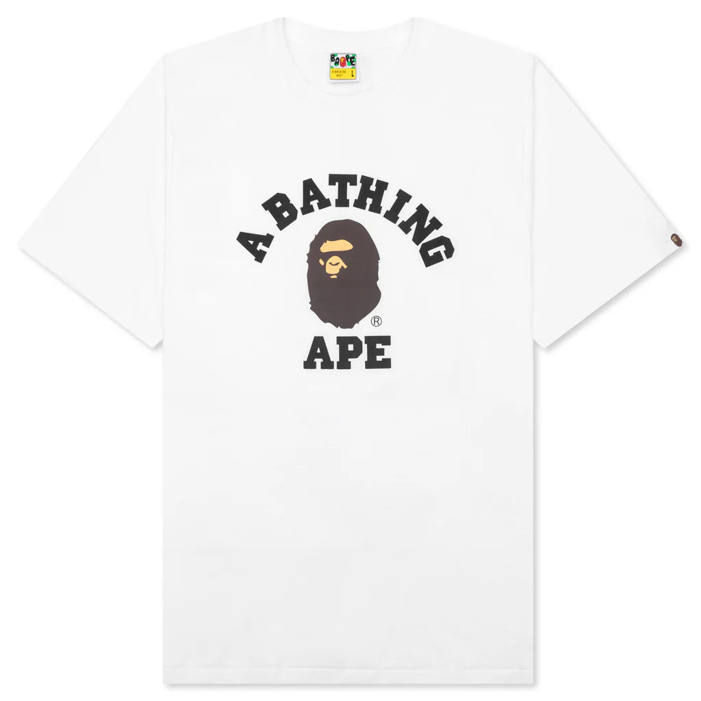 College Tee White
