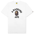 College Tee White