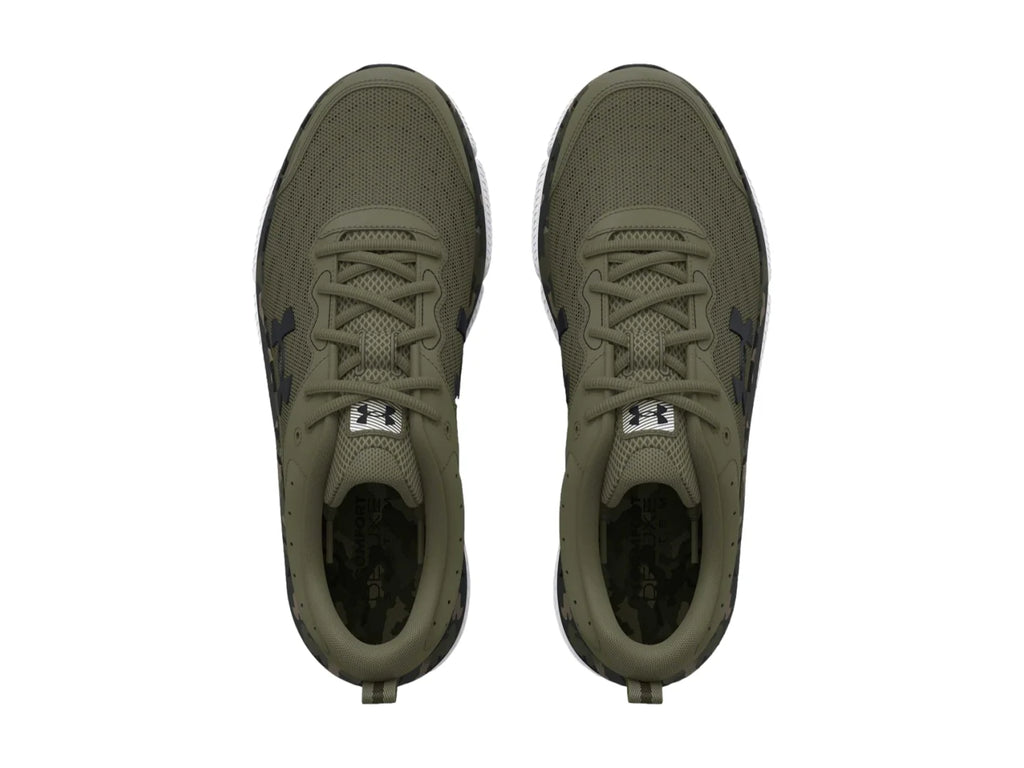 Tenis Under Armour Charged Assert 10 Camuflaje Verde para Hombre