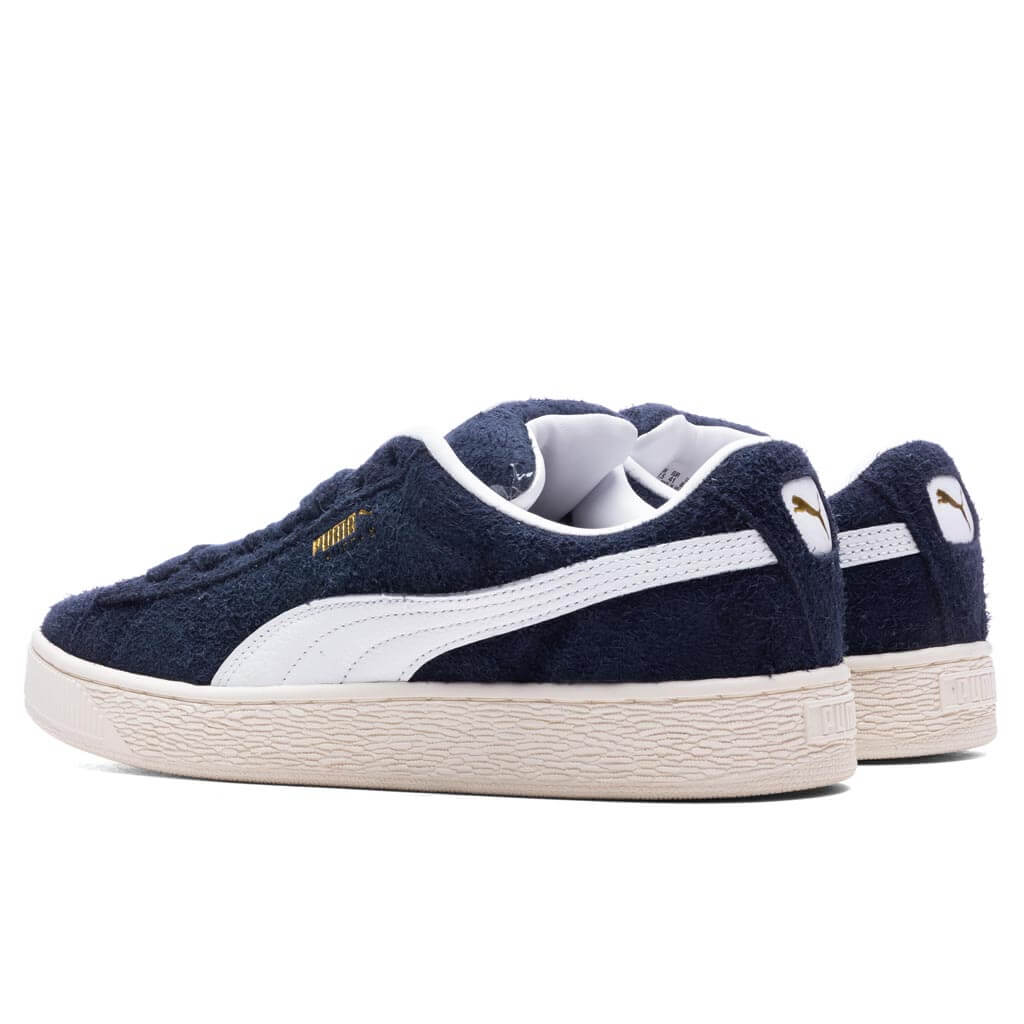 Suede XL Hairy Club Navy Frosted Ivory