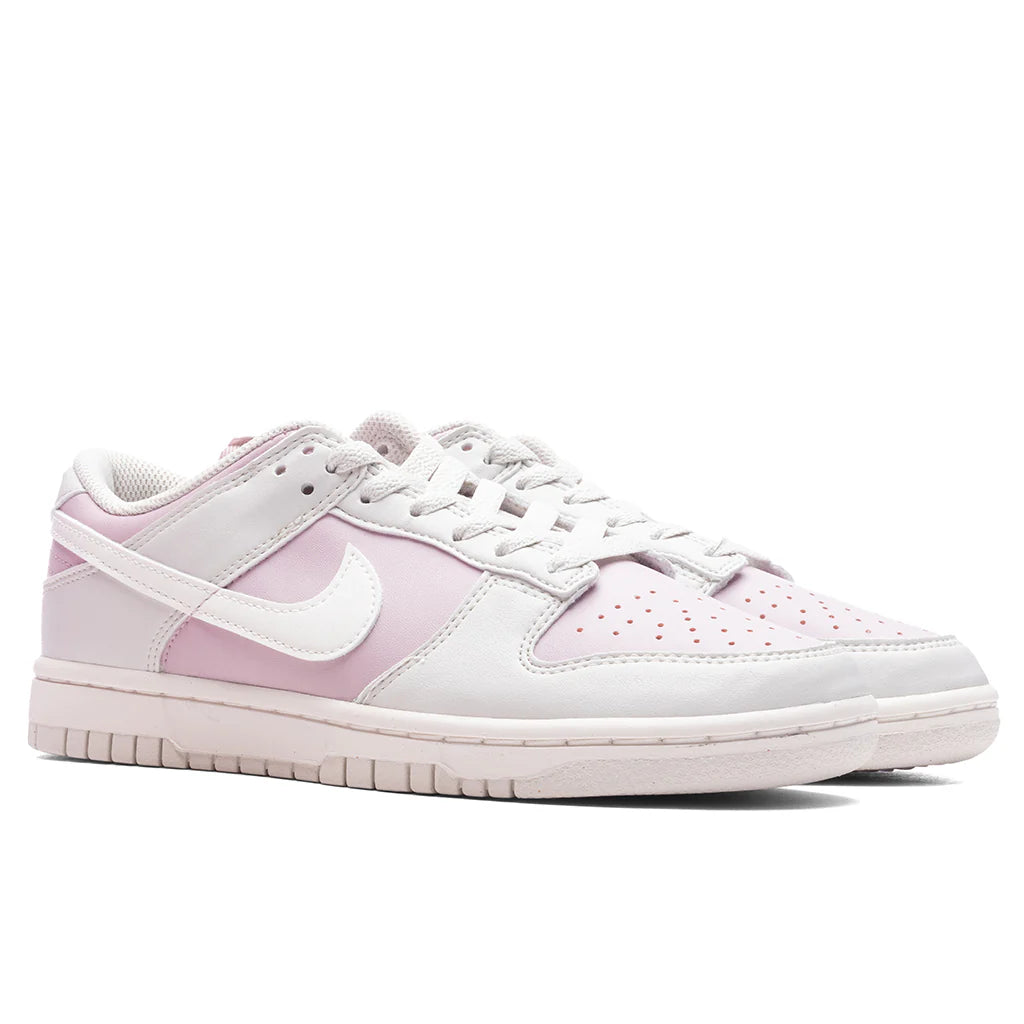 Womens Dunk Low Next Nature Light Bone Sail Platinum Violet