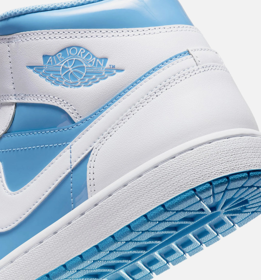 Air Jordan 1 Retro Mid Legend Blue Mens Lifestyle Shoe Legend Blue White