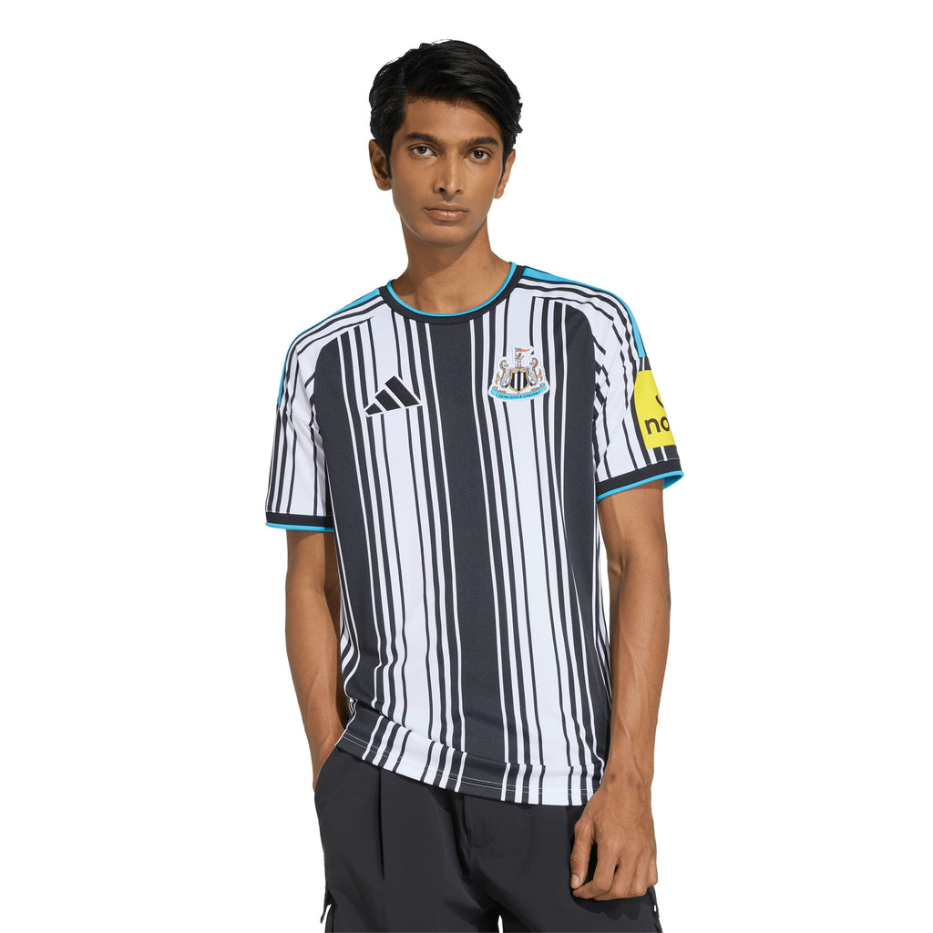 adidas Newcastle United FC Home Mens Soccer Jersey 26 27 Black White