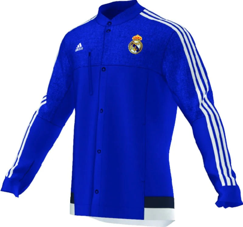 adidas Real Madrid AnthemJacket Blue White