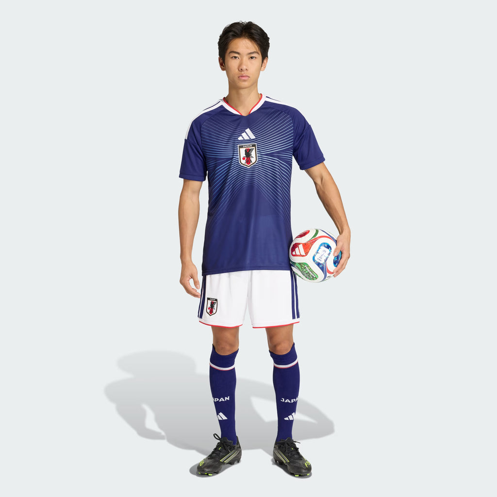 adidas Japan Home Mens Soccer Jersey 26 Japan Blue Ash Blue