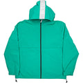 Light Nylon Full Zip Mens Jacket Aqua