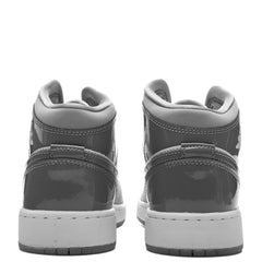 Air Jordan 1 Mid SE GS White Cool Grey Medium Grey
