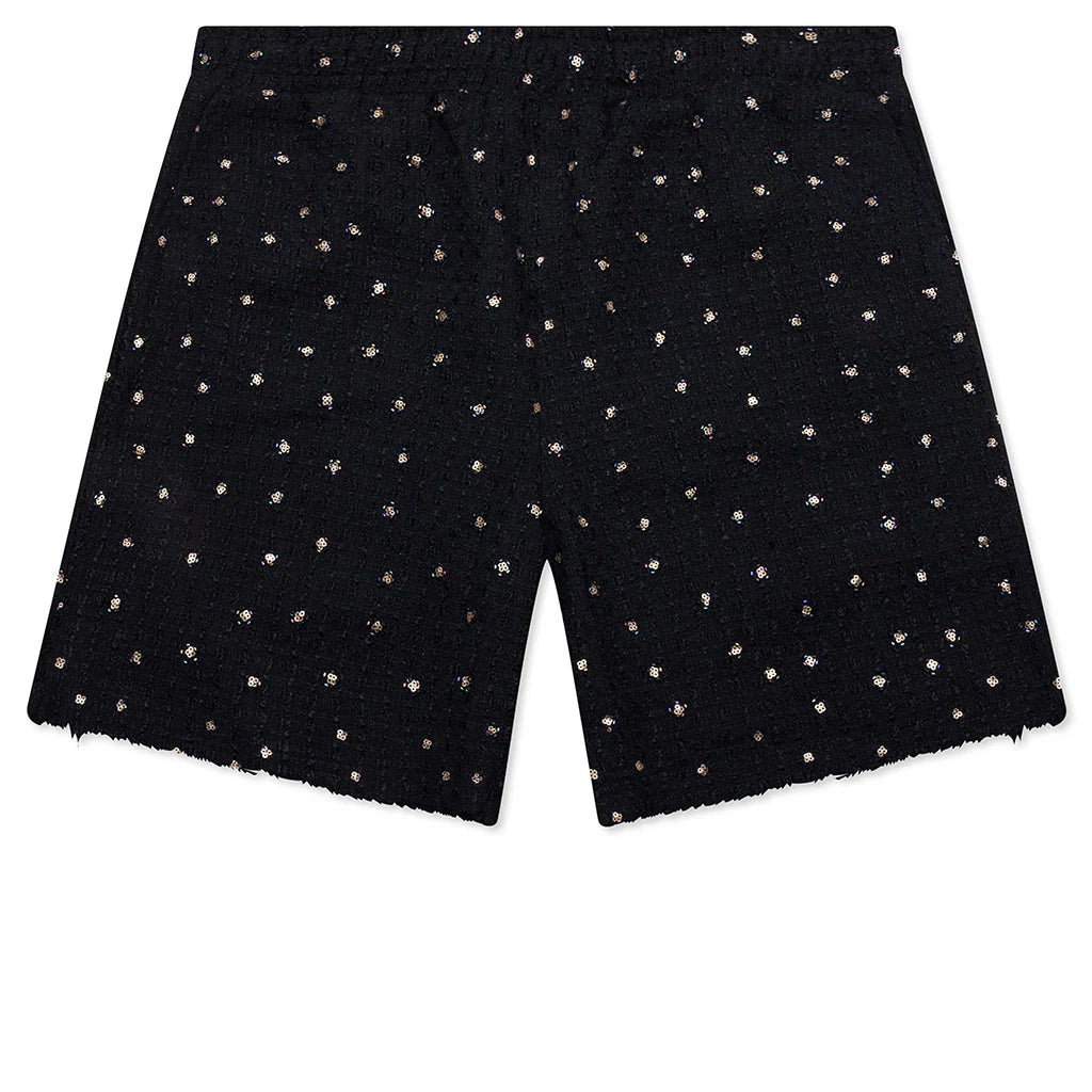 Beaded Shorts Black