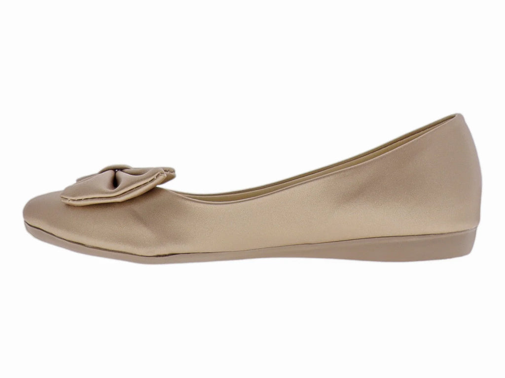 Zapatos Flats MeliAna Color Oro para Mujer