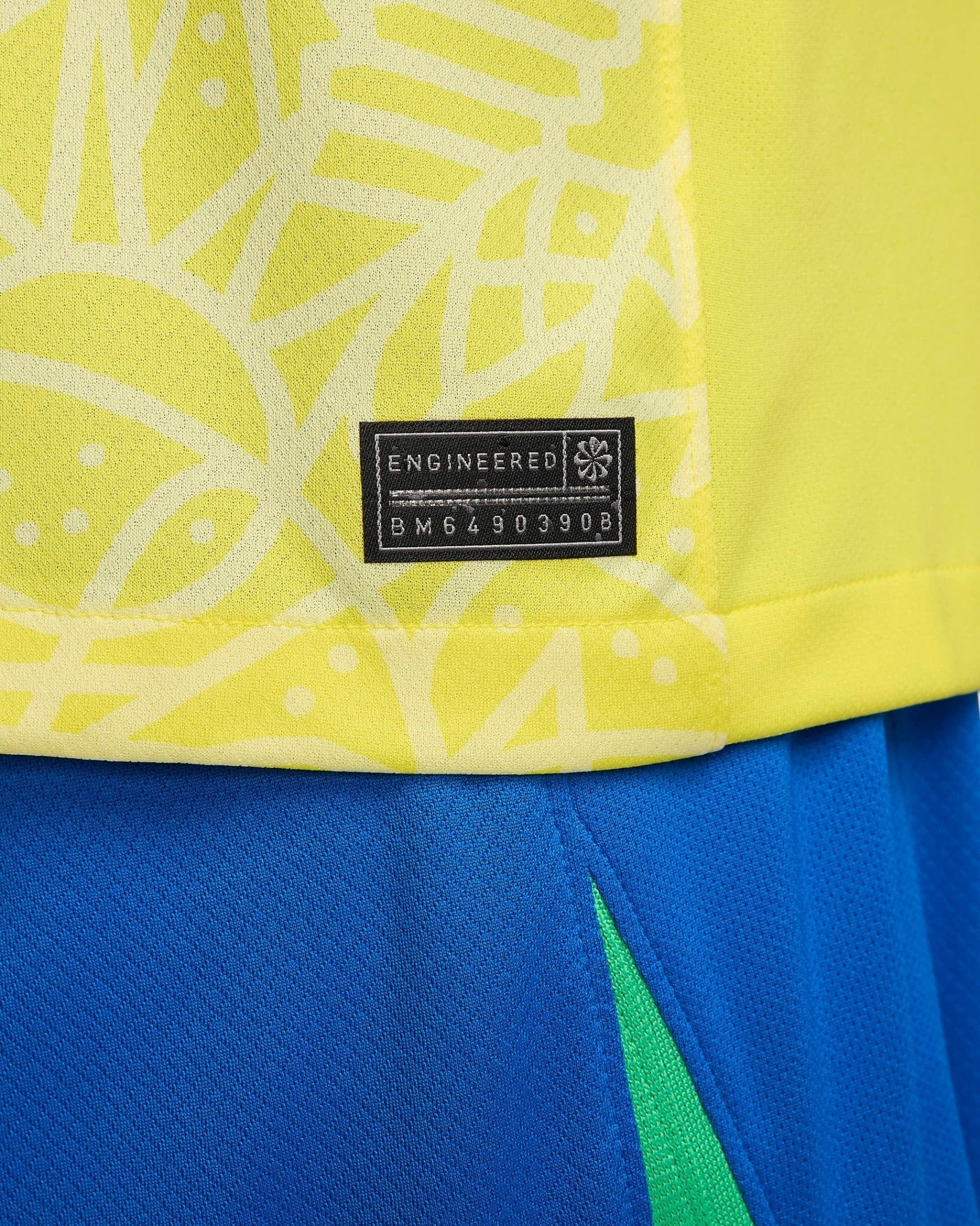Nike Brazil Stadium Home Mens Jersey 24 Yellow
