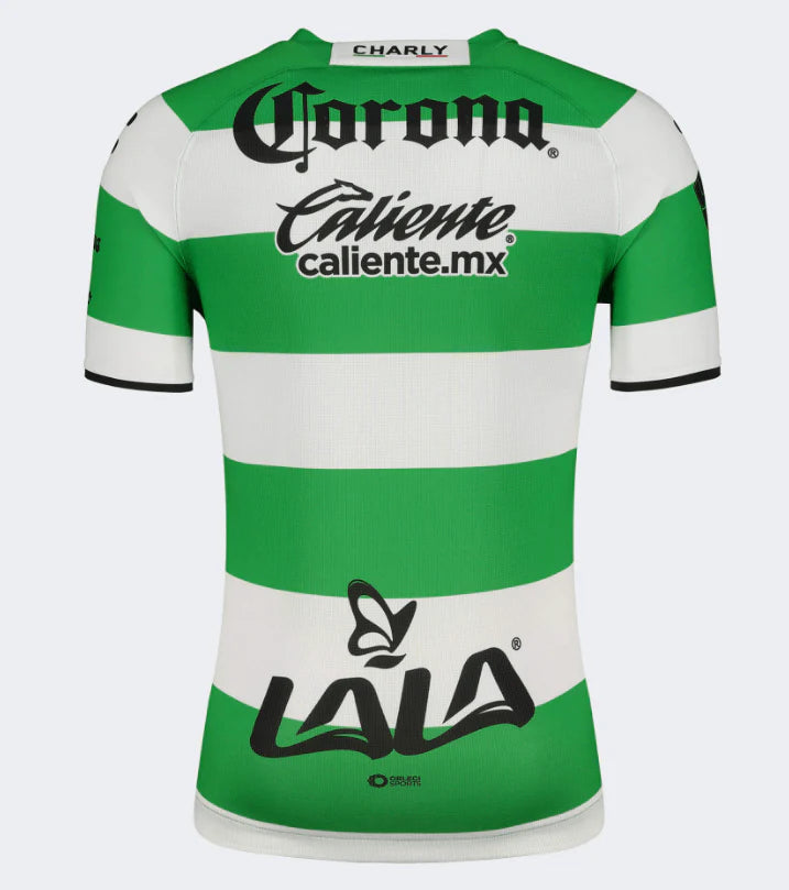 Charly Santos Home Jersey 22 Authentic Green White