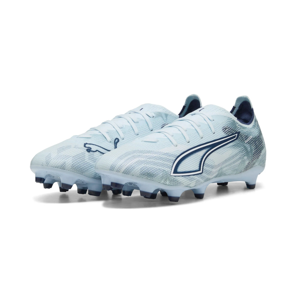 PUMA Ultra 6 Match FG AG Firm Ground Artificial Ground Mens Soccer Cleats Icy Blue White